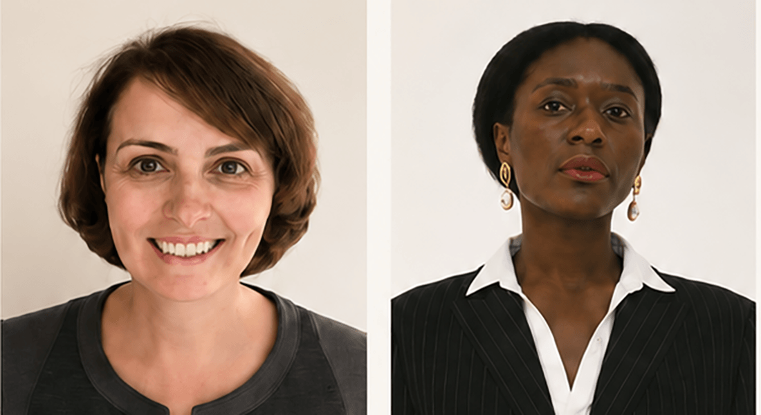 Michelle Casweel and Jonelle Twum